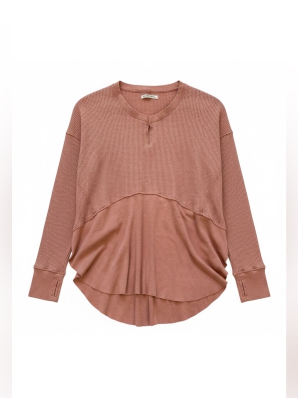 We The Free Monterey Pieced Waffle Thermal Top Rosie